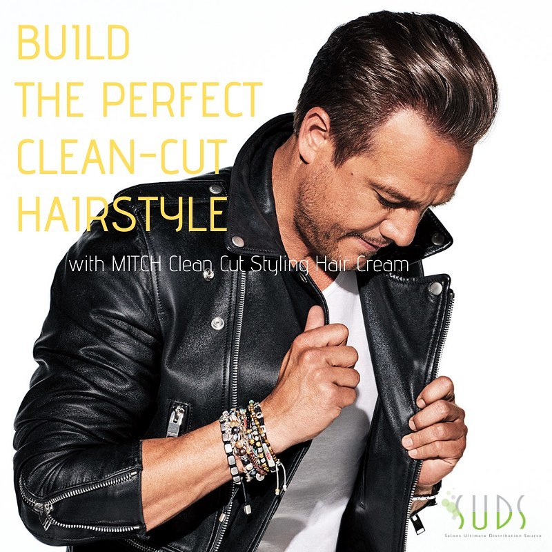 Shape & even RESHAPE your style throughout the day with Clean Cut from MITCH  .
…
