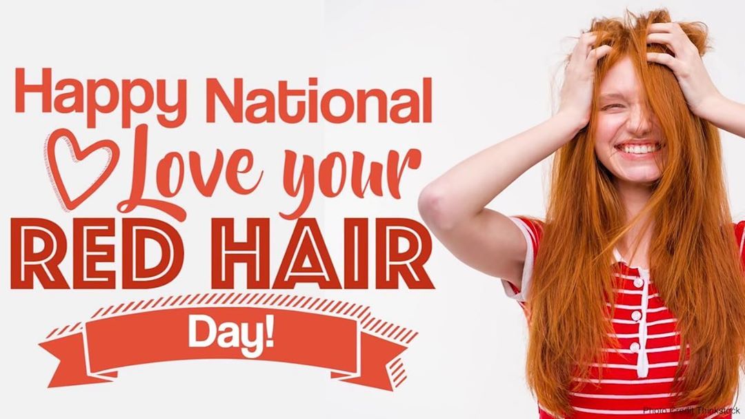 Embrace that lovely red hue of yours! Happy National Love your red hair day⁠⠀
.⁠…
