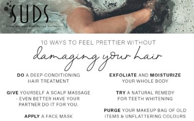 As we spend the next two weeks at home, here is 10 ways to feel prettier without damaging your hair!…