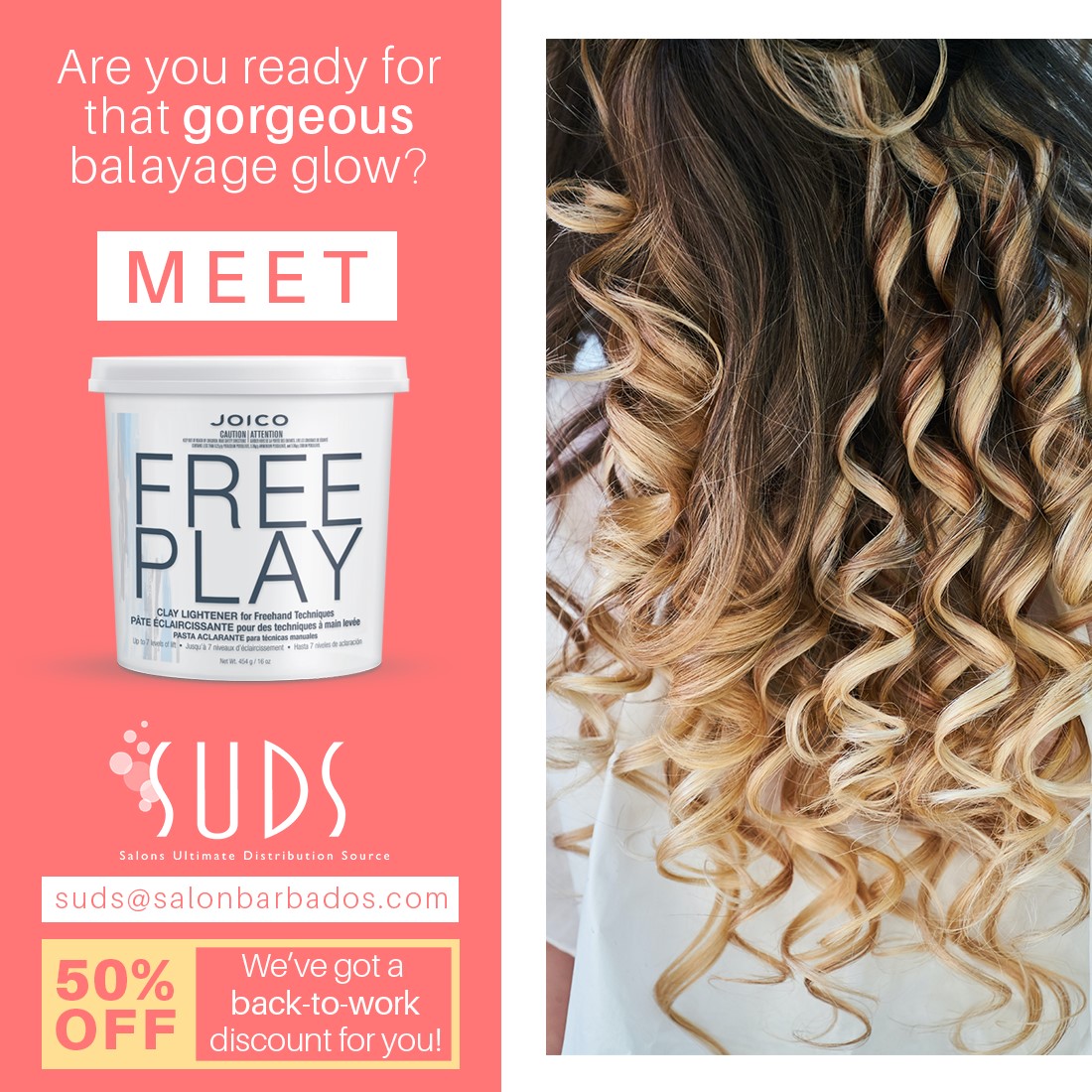 If you love balayage and other free-hand techniques this product is for you. The JOICO Free Play Clay Lightener. A bleac…