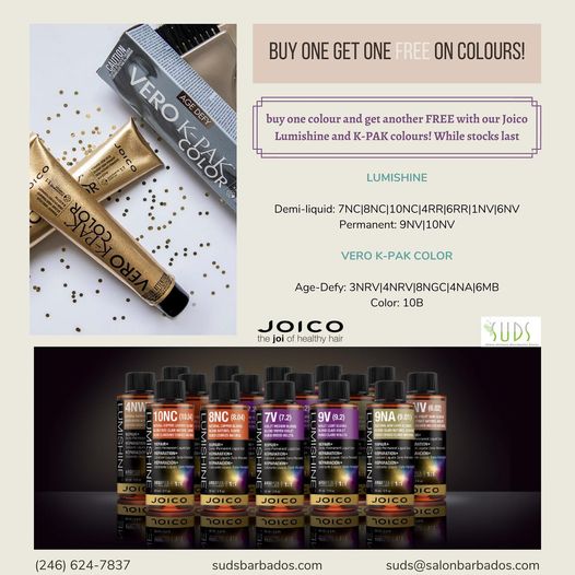 Change your look with some colour! Buy one Joico colour and get the 2nd FREE!. Mix and Match and create that perfect col…