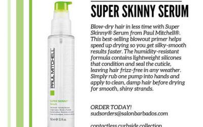 Try our best selling super skinny serum by Paul Mitchell! This orange, apple & bergamot scented product is ideal for fri…