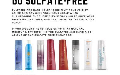 Protect the moisture in your hair by switching to one of our many sulfate-free shampoos! Great for dry, dyed or curly ha…