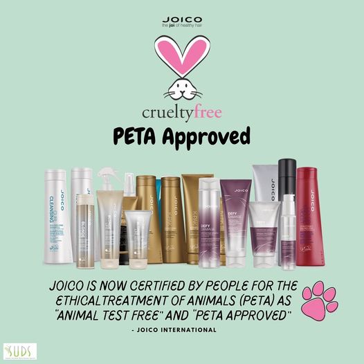 Big congratulations to Joico as their products have officially been certified by People for the Ethical Treatment of Ani…