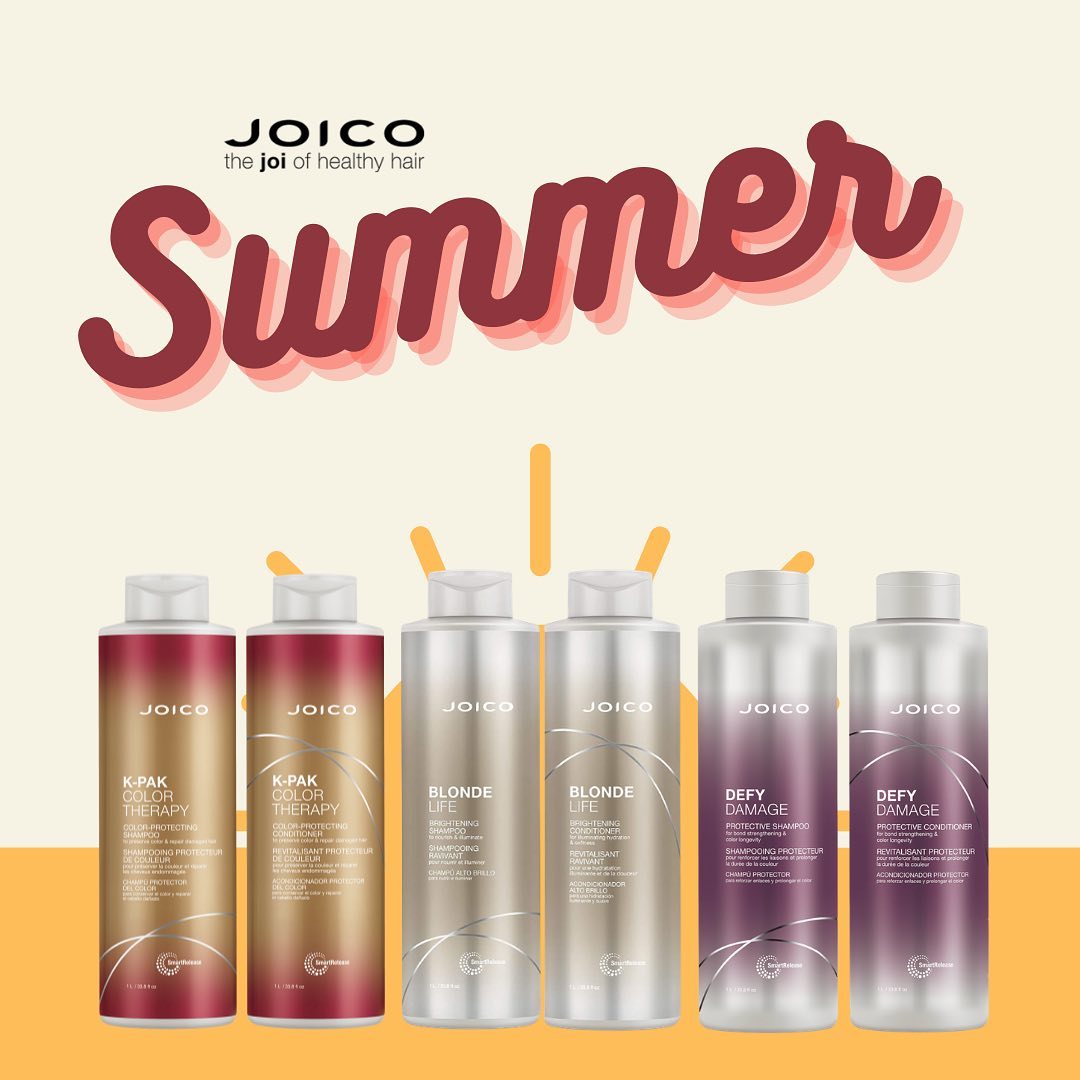 Protect your hair from the heat of the summer with these Joico products. Equipped with UV ray protection and damage cont…